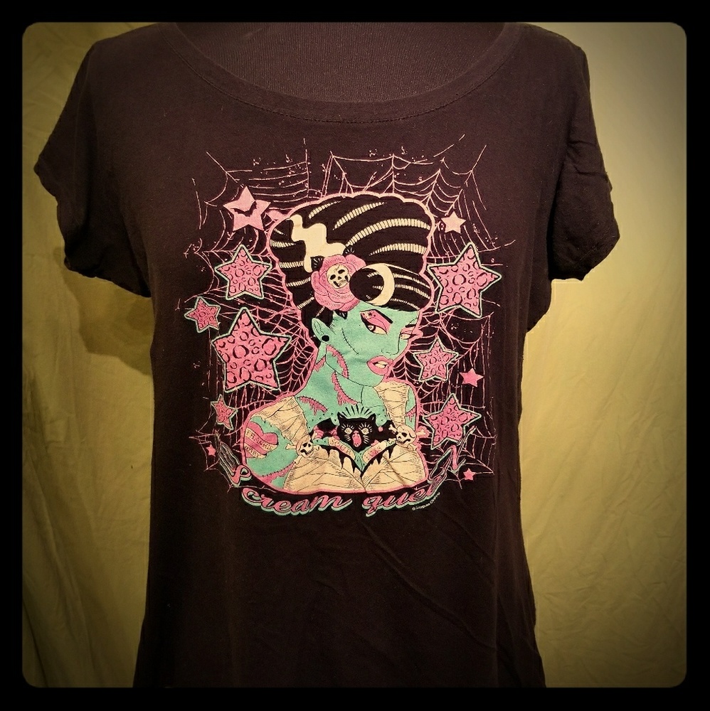 Sourpuss 'Scream Queen' Rockabilly 2xl Tee